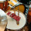 Drum Stick Organizer Case Protective Red Fabric 1 5