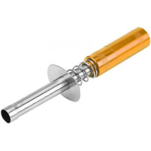 Aluminum Engine Igniter Glow Plug Ignition for HSP 1/10 Nitro RC Car(Gold)LO-Ron
