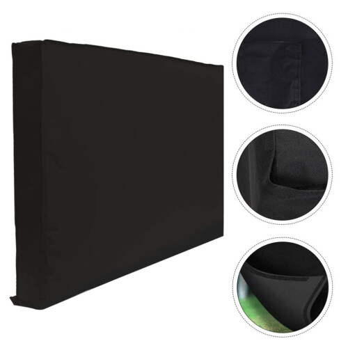 Dustproof Black Screen Protector for Outdoor TV 1 2