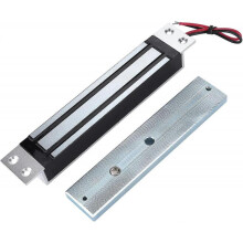 Electric Magnetic Lock, DC12V 180kg/350Lbs Electric Magnetic Lock Holding Force Electromagnetic Lock Fail Safe NC Mode for Door Access Control System