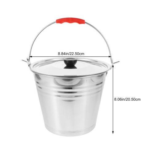 Bucket with Lid for Household and Multi-Purpose Use 1