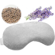 Lavender Eye Mask, Aromatherapy Weighted Sleep Eye Mask (for men and women with dry eyes), Microwavable Heat Therapy Eye Mask (relieves pain fro