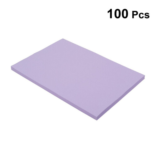 2-pack färgat A4-papper, utskrivbart, vikbart, 100 st/förpackning, ljuslila 1