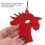Iron chicken-head shaped target for outdoor shooting practice 3