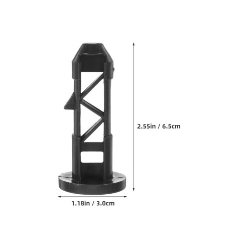 Replacement internal thread for garbage can lids, made of plastic 1