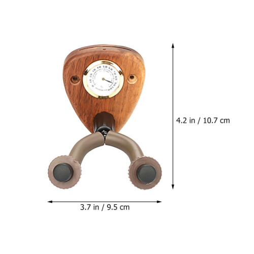 Väggfäste för elgitarr med hygrometer och väggkrok 2