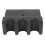 Black Pool Cue Stick Holder, 3 Cues, Hard Plastic, Billiard Accessory 15