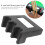 Black Pool Cue Stick Holder, 3 Cues, Hard Plastic, Billiard Accessory 3