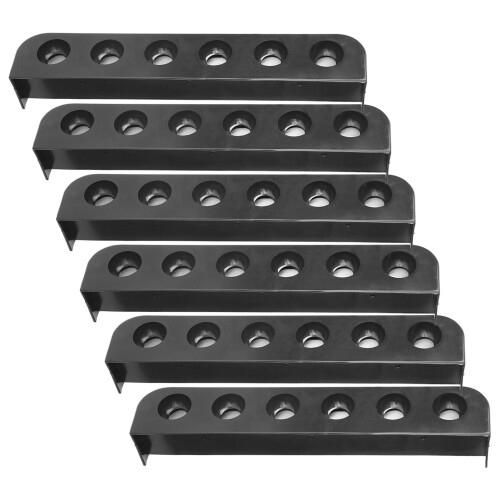 6 Stück Kunststoff-Wandhalterung für Pool-Queues, Set mit 6 Löchern 1