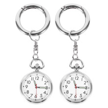 2 voedingshorloges, kinderborsthorloges (zilver)
