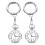 2 Stilluhren, Kinder-Brusttaschenuhren (silber) 1
