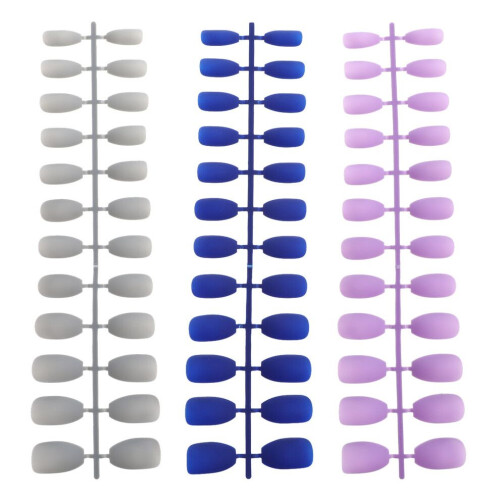 Kunstnageltips Lavendel 72 Coffin-vorm 1