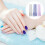 Kunstnageltips Lavendel 72 Coffin-vorm 5