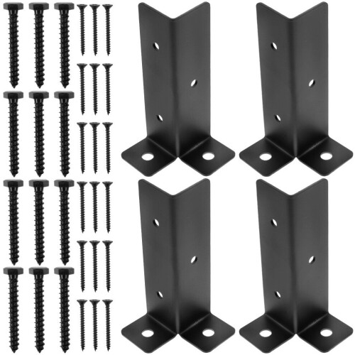 Fence Post Bracket 4 5.1 X 3.5 X 2.0 Inches