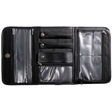 Rollo de joyería plegable con compartimentos transparentes para el
