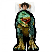 (dinosaur) Coral Fleece Mermaid Sleeping Bag Blanket, Cartoon Animal Baby Kick-Proof Blanket, Princess Dress Thick Winter Blanket