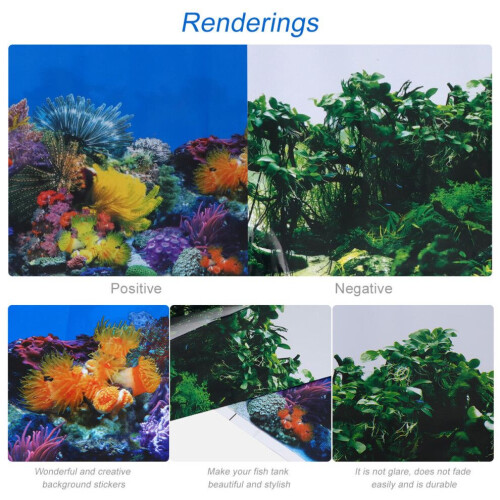 Bakgrundspapper för akvarium 3D 2