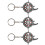 Multifunction Keychain Darts Wrench Tool 10.5x5cm Iron 15