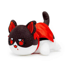 (25cm, Scarlet Cloaked Cat) Red Apple Cat Plush Toy 25cm Cute Moth Cat Doll Soft Stuffed Animal Gift for Women Girls Holiday Present