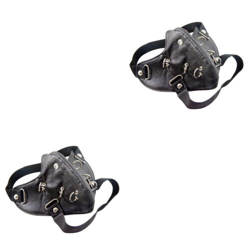 2 punkmaskers met studs voor cosplay 2