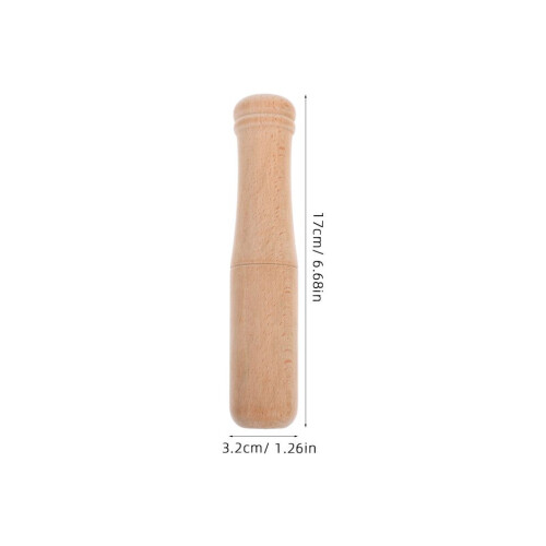 Garlic Tool - Wooden Pestle for Kitchen Utensils 1
