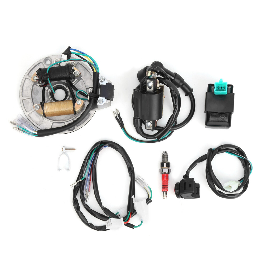 Ignition Coil Stator Kit For 4 Stroke 49Cc-125Cc Dirt Pit Bikes Black 5061360363766