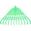 Plastic garden leaf rake for collecting waste 1