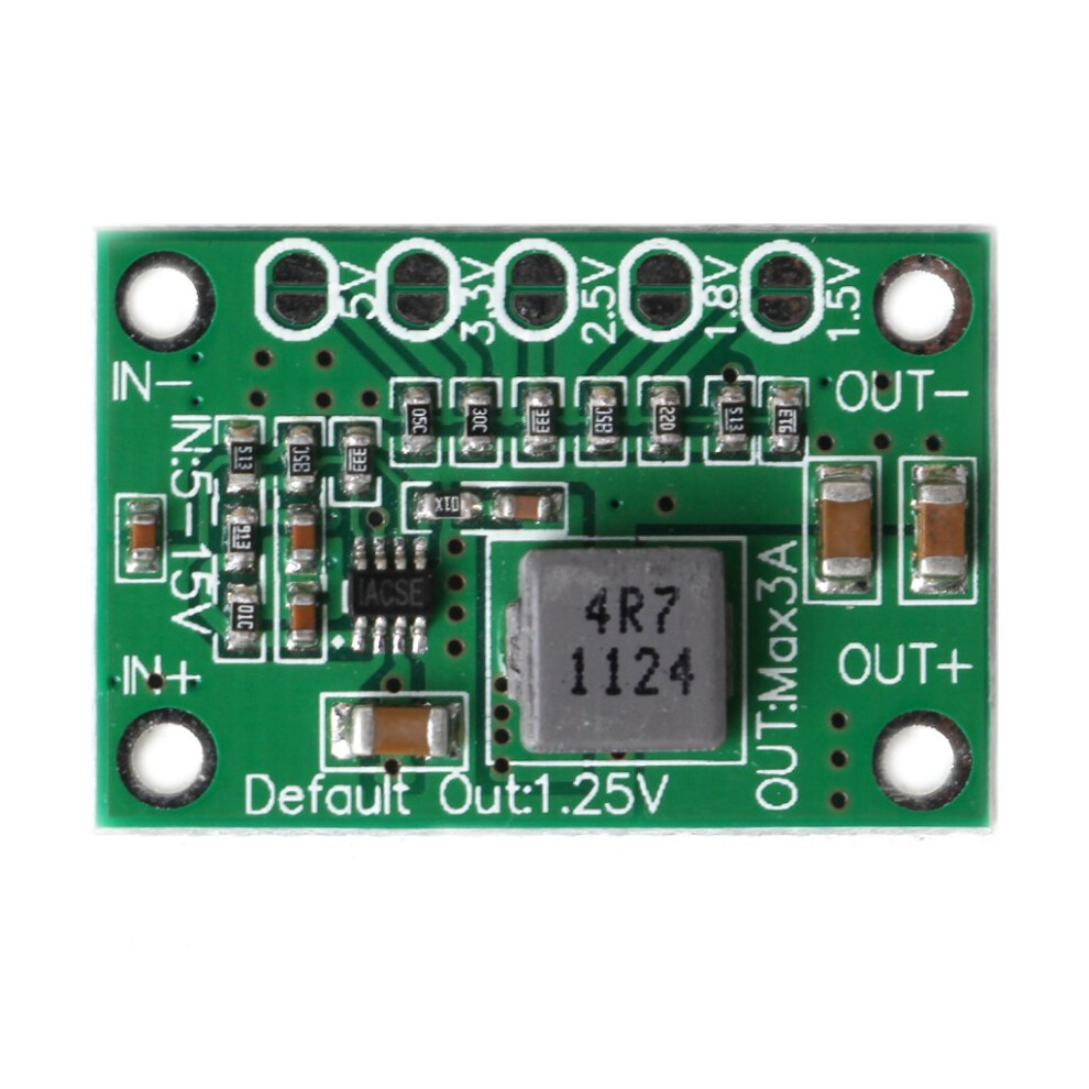 Dc Step Down Power Converter Board 5-16V To 1.25V 1.5V 1.8V 2.5V 3.3V 5V 3A 9105992031429