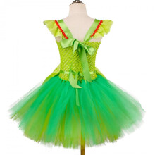 (12M, pale green) Kids Grinch Christmas Dress Girls Halloween Party Princess Gown Light Green 3-8 Years