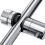 TRIP Replaceable Handheld Shower Holder, Shower Head Bracket, 18-25MM Adjustable Diameter, Chrome-Plated ABS (Silver) 5