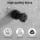 -5 Pack Heavy Duty Adhesive Wall Hooks for Bathroom, Kitchen, Closet, Wardrobe (Black) 3