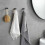 -5 Pack Heavy Duty Adhesive Wall Hooks for Bathroom, Kitchen, Closet, Wardrobe (Black) 2