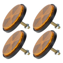 Gongc 4-teiliges Fahrradlicht-Set (vorne und hinten) mit Reflektor