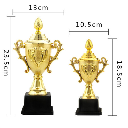 Wiederverwendbare goldene Trophäe 1