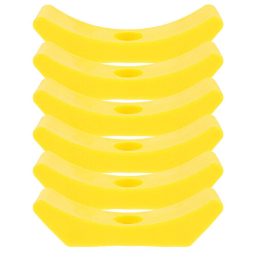 Accesorios de gimnasio Rack de pesas Plástico Amarillo 6