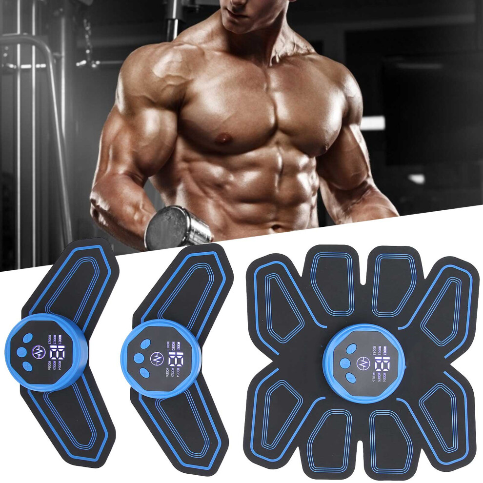 EMS Abdominal Muscle Toner Belt 6 Modes 19 Levels Slimming Waist Sticker