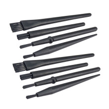 1 Set of 8 Brushes for Electronics Repair (Black)