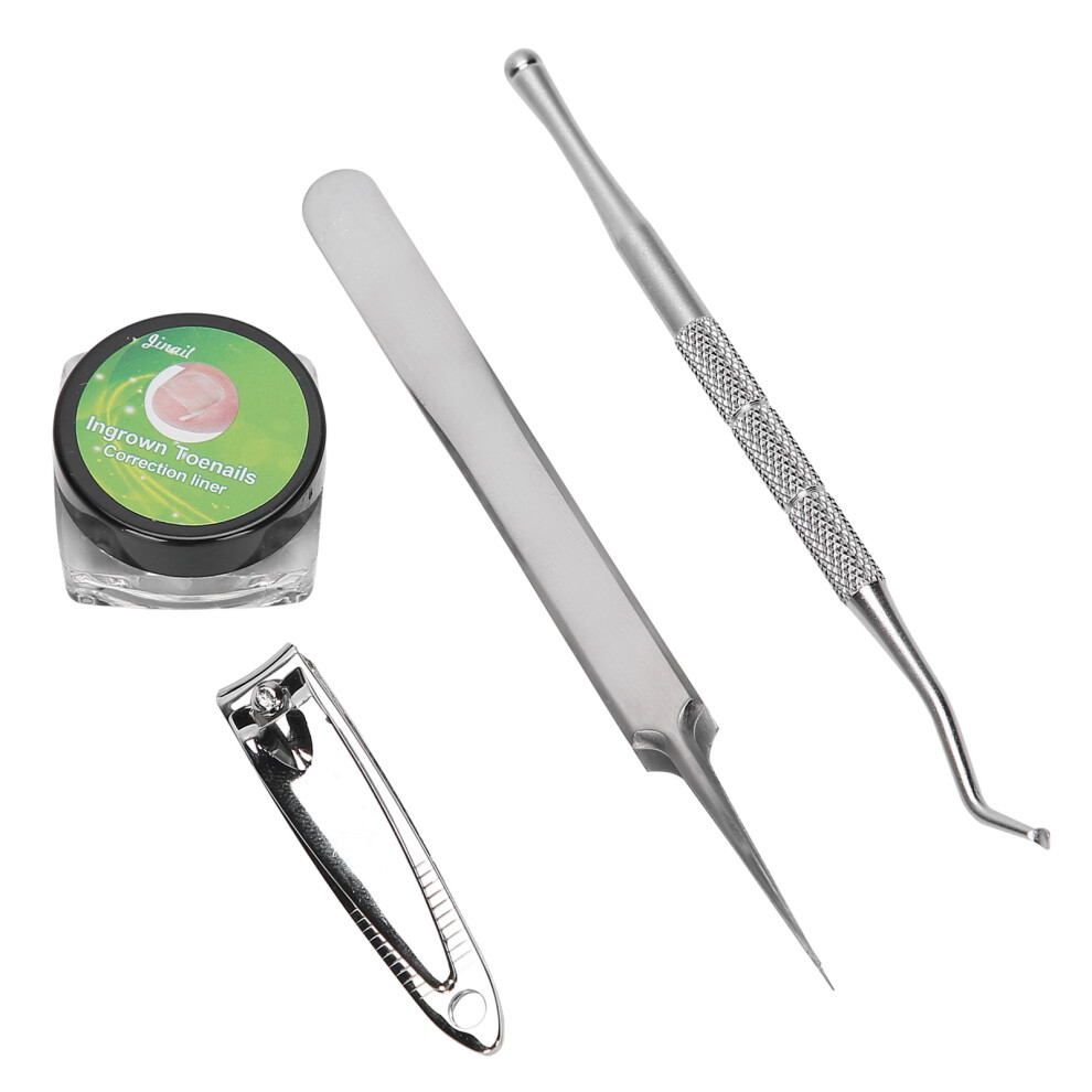 Nail Correction Pads 12pcs with Toenail Clipper & Tweezers for Pedicure Care-image-OPC-PMXM7TB-NEW