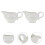 2 ceramic sauce containers for gravy 5