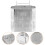 Hanging chopstick holder for drying, draining rack for 4