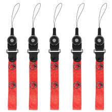 Handy-Armband mit Anhänger, rot
