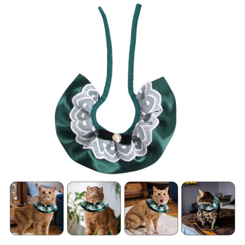 Disfraz de mascota con collar y lazo 2