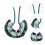 Disfraz de mascota con collar y lazo 4