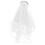 Haarband met clip, wit 4