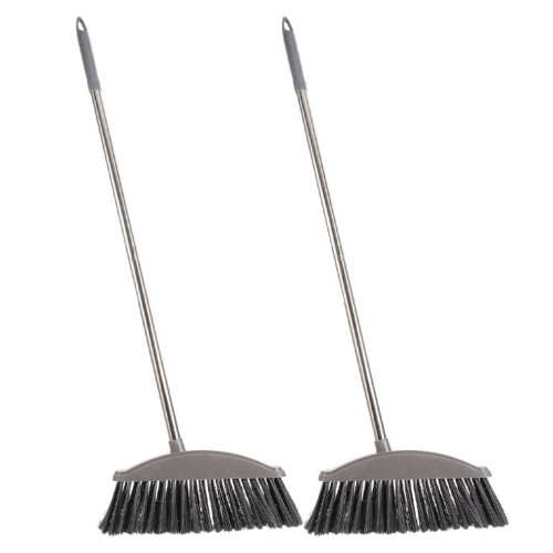Hushållskvast, mörkgrå, 2-pack, 89x30x3 cm 1