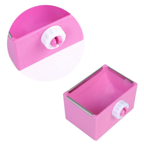 Futternapf für Haustiere, rosa