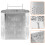 Hanging chopstick holder for drying, draining rack for 5