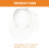 Brautschleier, Kopfschmuck, Polyester, 1 2