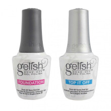 2-Piece Gel Nail Polish Set with Base Coat - Long-Lasting Soak Off Formula for Beginners