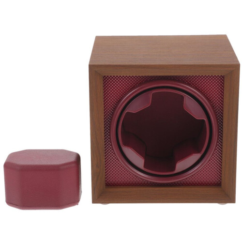 Wooden Watch Box with Wind-Up Function for Men, 1 Set